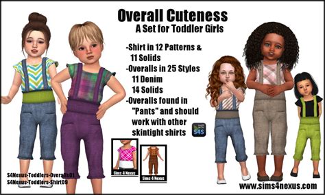 Pin By Bri Adams On Ts4 Cc Sims 4 Sims 4 Toddler Toddler Overalls