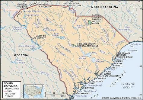 Map Of South Carolina Coast City Subway Map