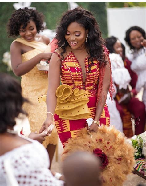 Kente Straight Dress Styles For Wedding Video Ghanaian Designer Brand Avonsige Goes Viral