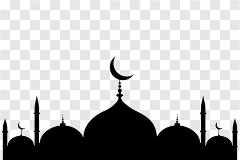 Premium Vector Islamic Mosque Silhouette Vector Illustration
