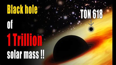 A Black Hole Having A Trillion Solar Masses Bigger Than Ton 618