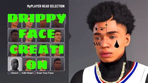 New Drippiest Face Creation In Nba 2k20 Look Like A Dribble God Youtube