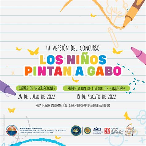 Concurso Internacional Los Niños Pintan A Gabo 2022