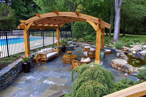 Thank goodness you were here at dawn to clear the snow off. Outdoor Patios | Northern Virginia Fireplaces