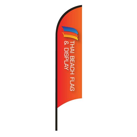 ธงปีกนก แบบ A (ไม่รวมฐาน) - Thai Beach Flag