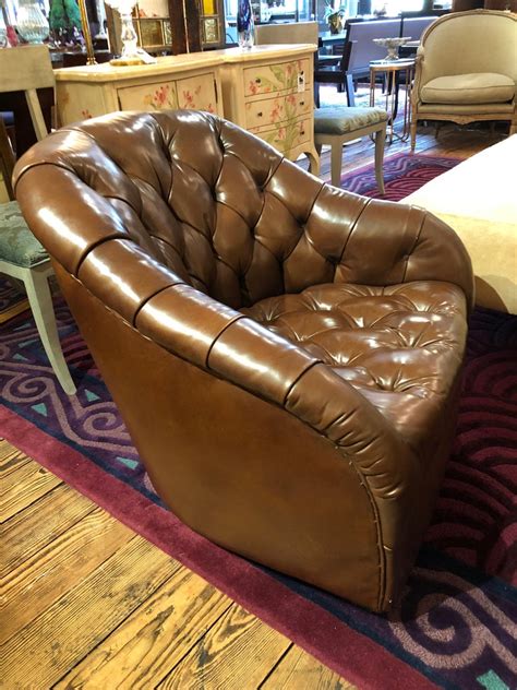 Check out our red leather chairs selection for the very best in unique or custom, handmade pieces from our мебель shops. Sumptuous Tufted Ward Bennett Swivel Club Chairs in ...