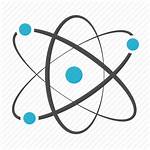 Physics Science Atom Icon Clipart Chemistry Material