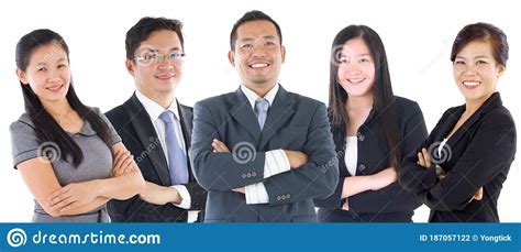 Group Of Asian Business People Stock Photo Image Of Chinese