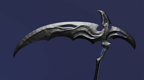 Fantasy Scythe 3d Model Turbosquid 1607267