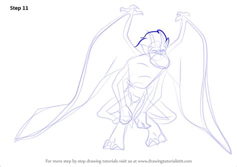 Learn How To Draw Brooklyn From Gargoyles Gargoyles Step By Step