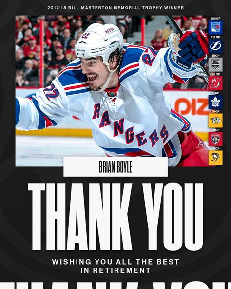 New York Rangers On Twitter Congratulations Brian Wishing You All