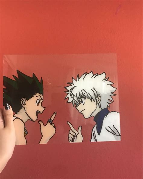 Painting Acrylic Custom Anime Glass Paintings Art And Collectibles Etna