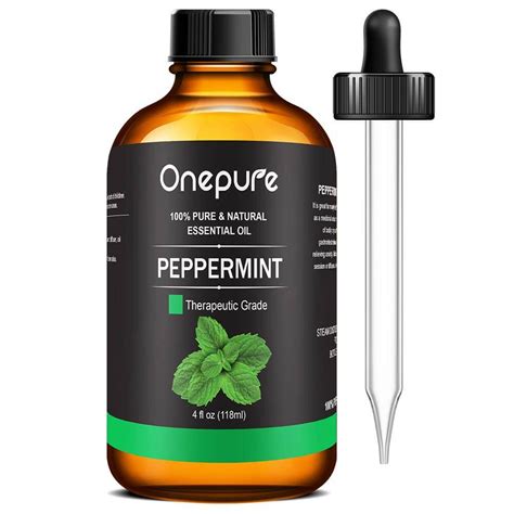 Onepure Pure Peppermint Essential Oil Fl Oz Ml
