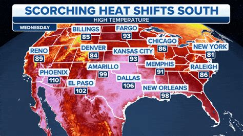 Nearly 50 Million Across Southern Us Bake Under Heat Alerts While The Northeast West Feel
