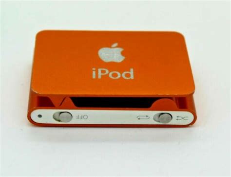 Apple Ipod Shuffle 2nd Gen 1gb A1204 Orange Ebay