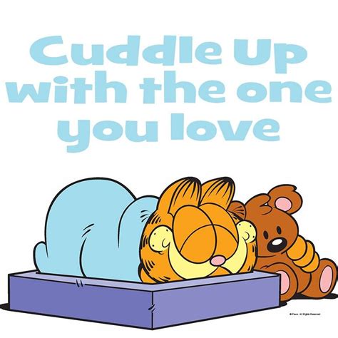 National Cuddle Up Day Yeah Its A Thing Garfield And Odie
