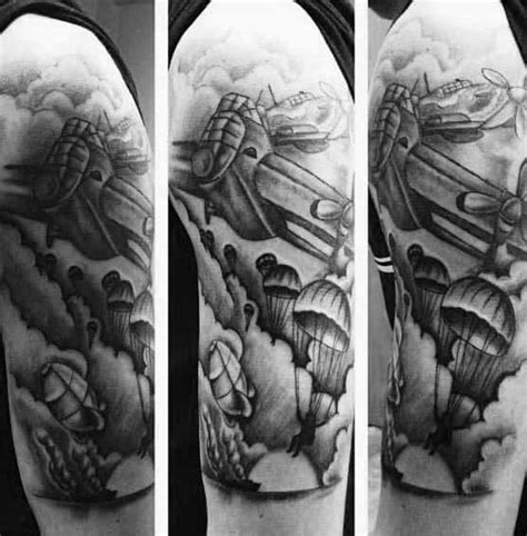 Looking for 101st airborne tattoos? 30 Airborne Tattoos For Men - Military Ink Design Ideas
