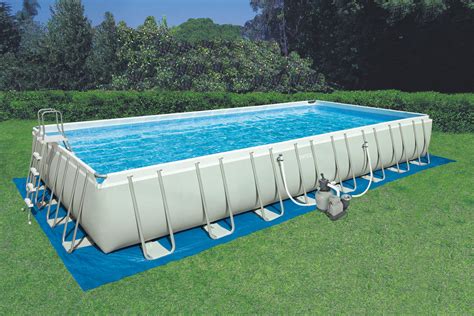 Intex 32ft X 16ft X 52in Ultra Xtr Rectangular Pool Set With Sand Filt