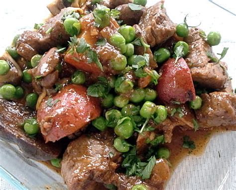 How to cook beef tenderloin: Beef Tenderloin Stew with Baby Potatoes and Mushrooms ~ Amy Casey | Amy Casey