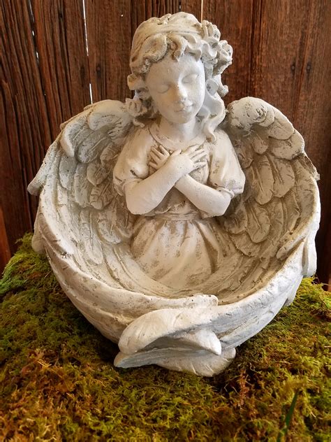 Stone Wing Angel Statue Local Delivery Only In Belleville Il