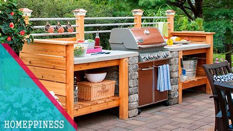 Kitchen Bbq Island Lowes How To Build A Grill Surround Using Wall Block Cinder Block Outdoor Gr