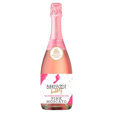 Barefoot Bubbly Pink Moscato Rosé Wine 750ml Sparkling Wine Iceland