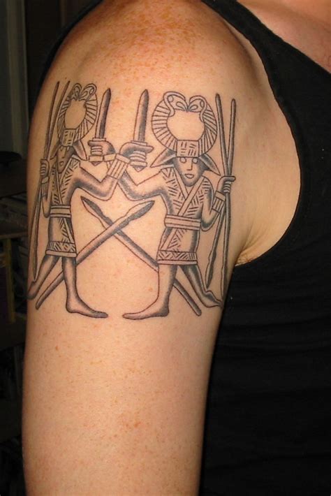 Anglo Saxon Tattoo A Hand Done Tattoo By Tatu Pier Of Brig Flickr