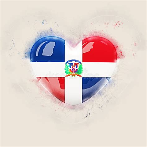 Heart With Flag Of Dominican Republic Stock Illustration Illustration Of Flag Tourism 115429754