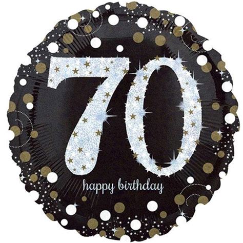 Sparkling Celebration 70th Birthday Balloon 18 Foil Party Delights