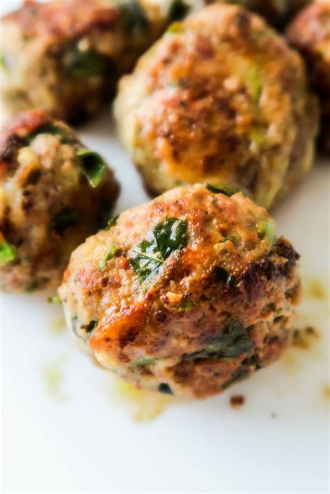 Healthy Turkey Meatballs Recipe Without Breadcrumbs Low Carb Dinner