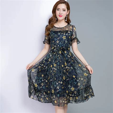 2017 Summer Women Maxi Dress Casual Long Dress Elegant Floral Print