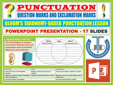 Question Marks And Exclamation Marks Punctuation Powerpoint