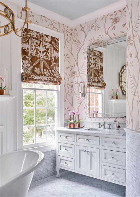 Intricate Floral Details In A Traditional Master Bath Hgtv