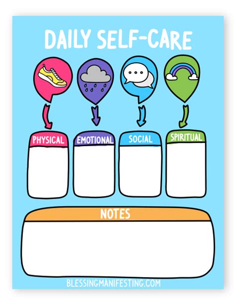 7 Top Self Care Pdf Worksheets For Adults For Good Mental Health