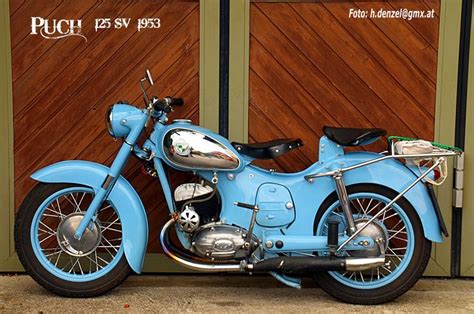 Puch 125 Sv 1953 Classic Bikes Classic Motorcycles Puch