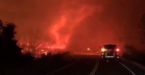 See Firenado In Northern California Swirls Dangerously Close To