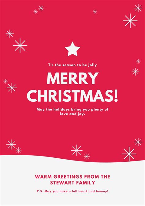 Christmas Holiday Poster Templates By Canva