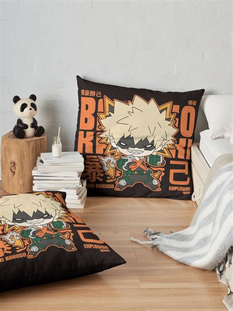 Katsuki Bakugo My Hero Academia Bnha Floor Pillow By Ihasartwork Floor Pillows Pillows