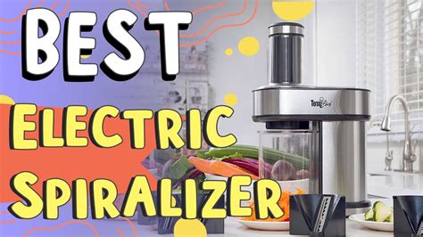 Top 7 Best Electric Spiralizer In 2023 Best Electric Spiralizer On