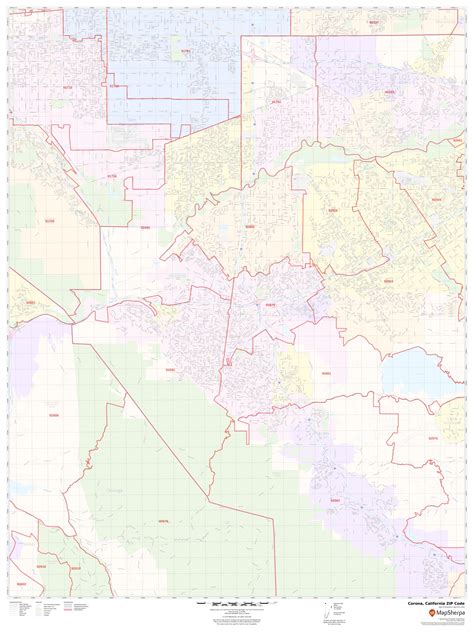 Corona Ca Zip Code Map