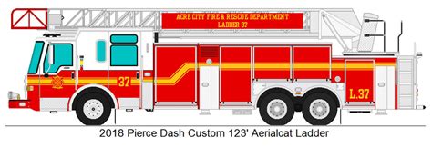 2018 Pierce Dash Custom 123ft Aerialcat Ladder By Geistcode On Deviantart