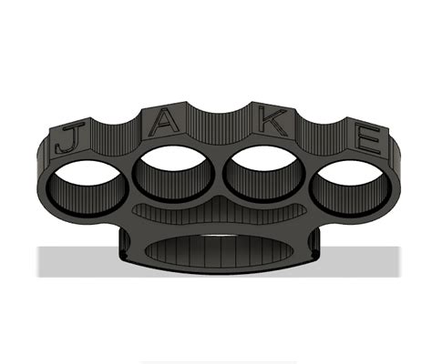 Free Stl File Blues Brothers Brass Knuckles・3d Printer Model To