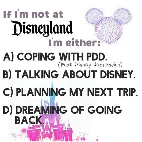 An Advertisement For Disneyland With The Words Im Not At Disneyland I