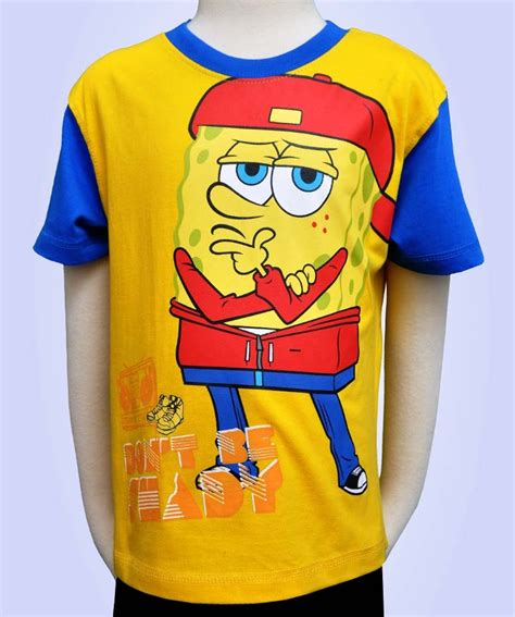 Uk Parenting Store Boys Official Spongebob `shady` T Shirt