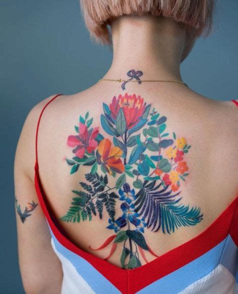 30 Absolutely Gorgeous Wildflower Tattoos Amazing Tattoo Ideas Back Tattoo Women Floral