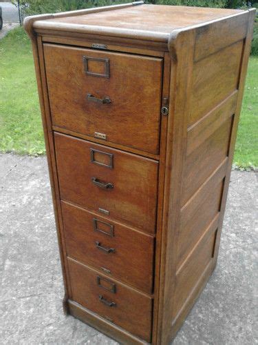 They are used at the office mainly because of methods durable as well as secure these are. antique oak filing cabinet | eBay Purchased very similar ...