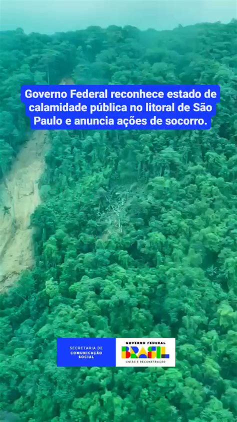 Governo Do Brasil On Twitter Rt Secomvc Governo Federal Reconhece Estado De Calamidade