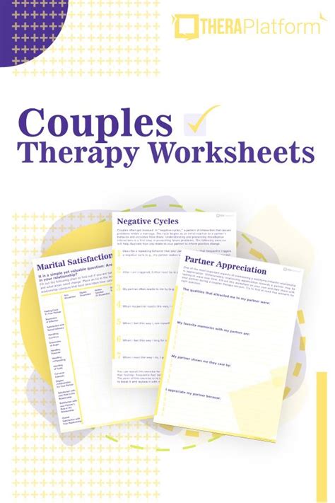 Couples Therapy Worksheets Couples Therapy Worksheets Couples