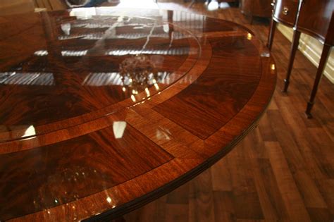 Dining room furniture jetzt bestellen! Perimeter Table | Round Dining Table w Perimeter Leaves | eBay