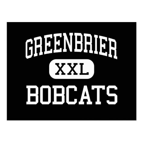 Greenbrier Bobcats High Greenbrier Tennessee Postcard Zazzle